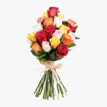 Multicolor Roses Beauty Bouquet
